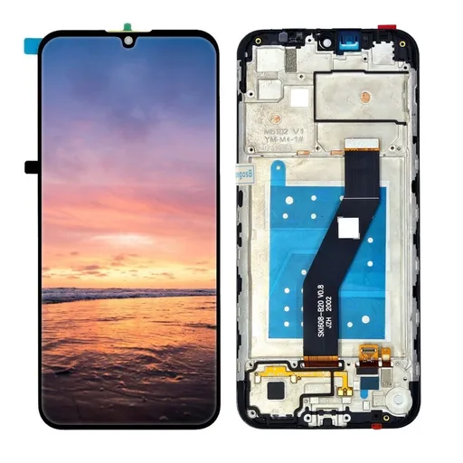 Modulo Motorola E6s con marco, buzzer, parlante, flex botones Original (RN)