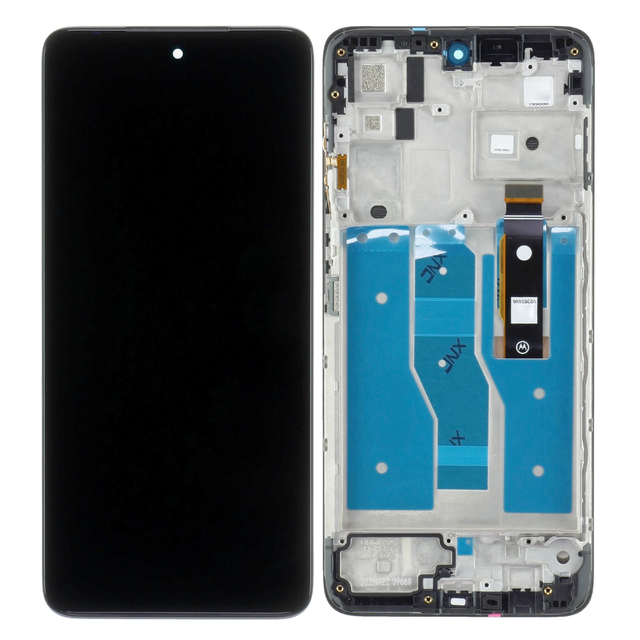 Modulo Motorola G52 con marco, buzzer, parlante, flex botones OLED (RN)