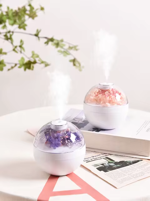 Aromatizador Humidificador con Luz Usb Flores 120ml
