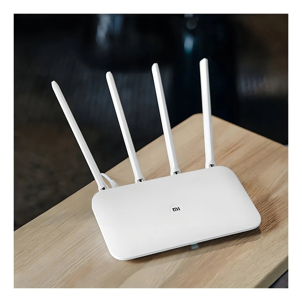 Router Xiaomi RB02 DVB4330GL 1200Mbps WiFi Dual Band AC1200 5 GHz 867 Mbps 4 Antenas - Blanco