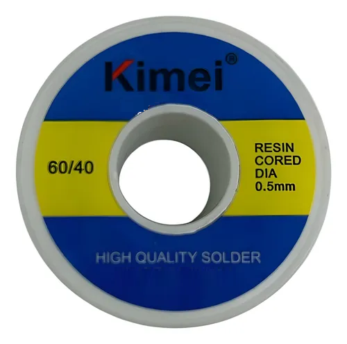 Estaño en Rollo Kimei 0,5mm 100g