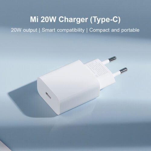 Cargador Cabezal Xiaomi 20W PD (toma europea) ORIGINAL