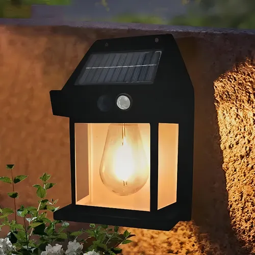 Luz Solar con Foco Sensor de Luz y Movimiento Seisa KQ-D04