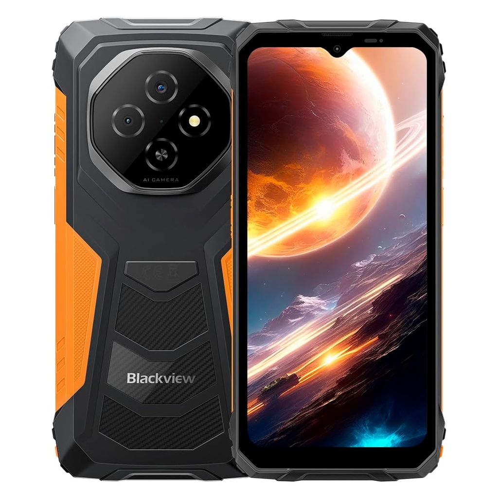 Smartphone Blackview Fort 1 256GB 6GB RAM Dual SIM Pantalla 6.56" - Naranja