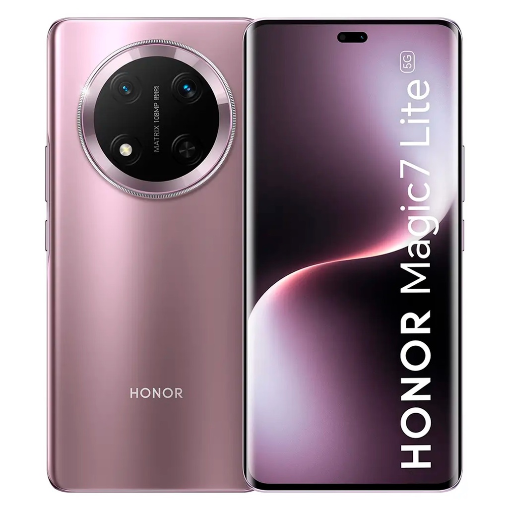 Smartphone Honor Magic7 Lite 5G 256GB 12GB RAM Dual SIM Pantalla 6.78" - Púrpura Titanio