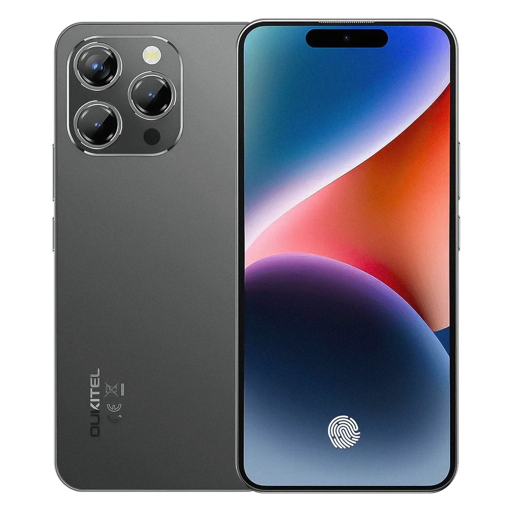 Smartphone Oukitel P1 256GB 8GB RAM Dual SIM Pantalla 6.7" - Negro (1 Año de Garantía)