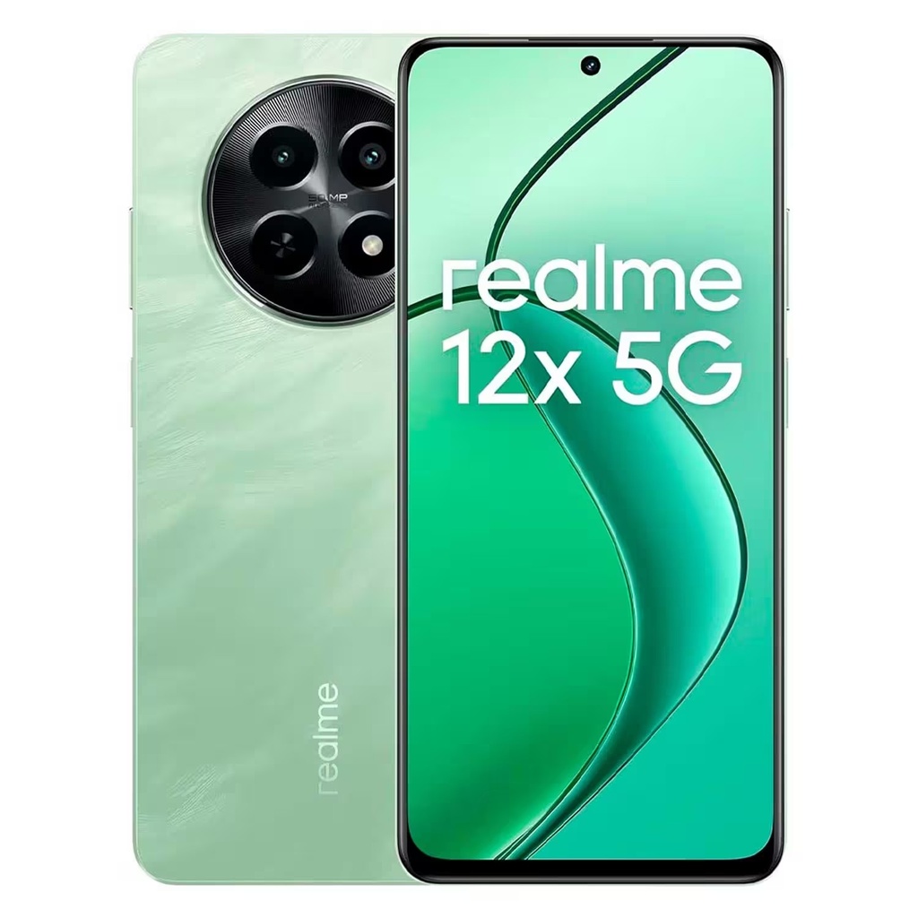 Smartphone Realme 12X 5G RMX3997 256GB 8GB RAM Dual SIM Pantalla 6.67" - Verde (Anatel)