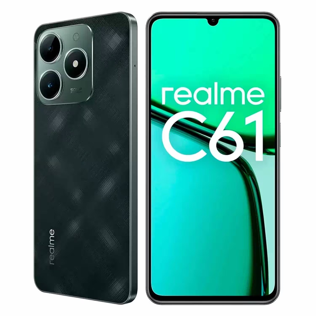 Smartphone Realme C61 RMX3930 256GB 4GB RAM Dual SIM NFC Pantalla 6.74" - Verde