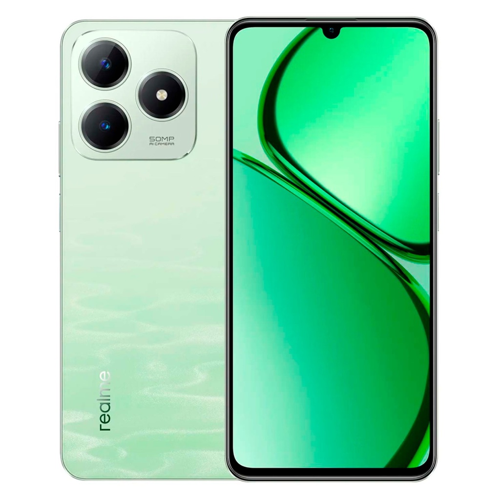 Smartphone Realme C63 RMX3939 256GB 8GB RAM Dual SIM Pantalla 6.75" - Verde (Anatel)