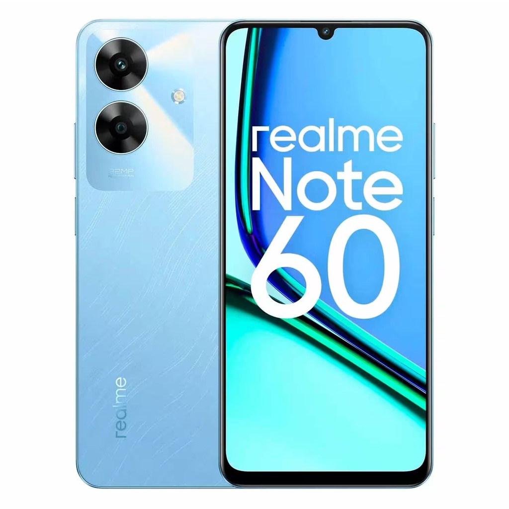 Smartphone Realme Note 60 RMX3933 128GB 6GB RAM Dual SIM LTE Pantalla 6.74" - Azul