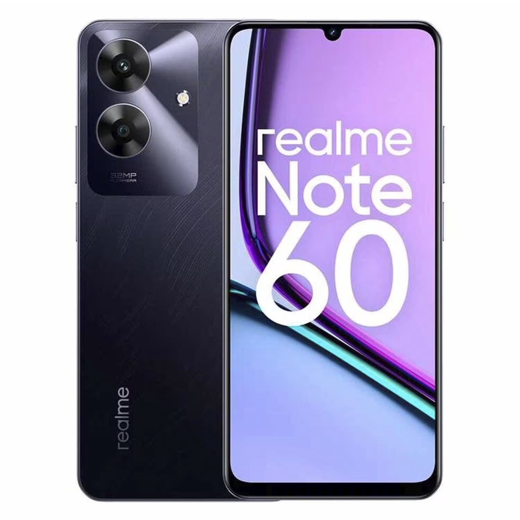 Smartphone Realme Note 60 RMX3933 128GB 6GB RAM Dual SIM LTE Pantalla 6.74" - Negro (Anatel)