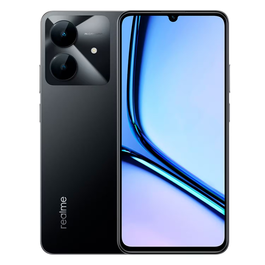 Smartphone Realme Note 60x RMX3938 64GB 3GB RAM Dual SIM Pantalla 6.74" - Negro (Anatel)