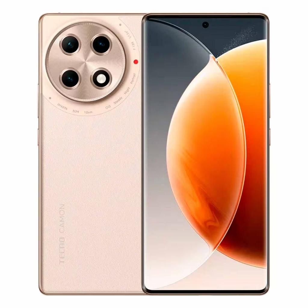 Smartphone Tecno Camon 30S Pro CLA6 256GB 8GB RAM Dual SIM Pantalla 6.78" - Dorado