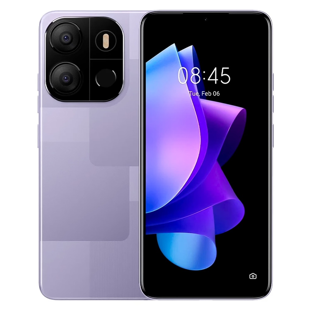 Smartphone Tecno Pop 7 BF6 64GB 2GB RAM Dual SIM Pantalla 6.6" - Púrpura