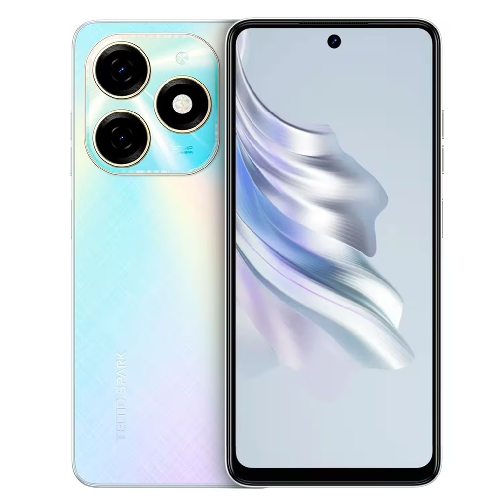 Smartphone Tecno Spark 20 KJ5 256GB 8GB RAM Dual SIM Pantalla 6.6" - Blanco