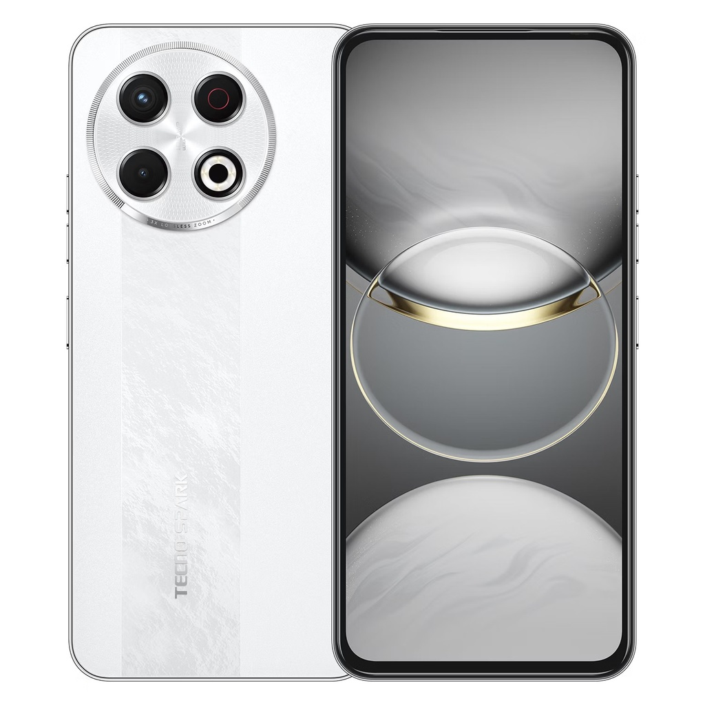 Smartphone Tecno Spark 30 Pro KL7 256GB 8GB RAM Dual SIM Pantalla 6.78" - Blanco