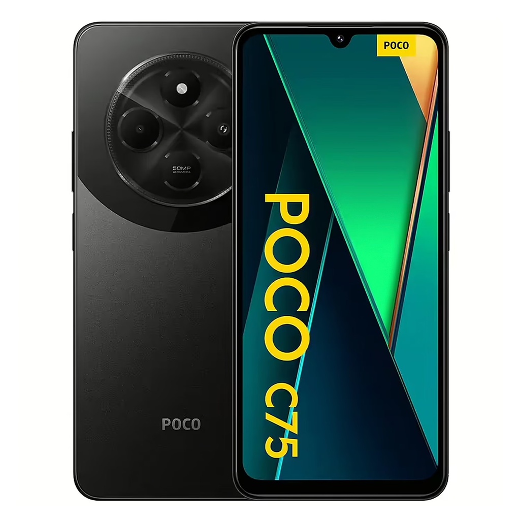 Smartphone Xiaomi Poco C75 Global 128GB 6GB RAM Dual SIM Pantalla 6.88" Indonésia - Negro (Sello Pequeño)