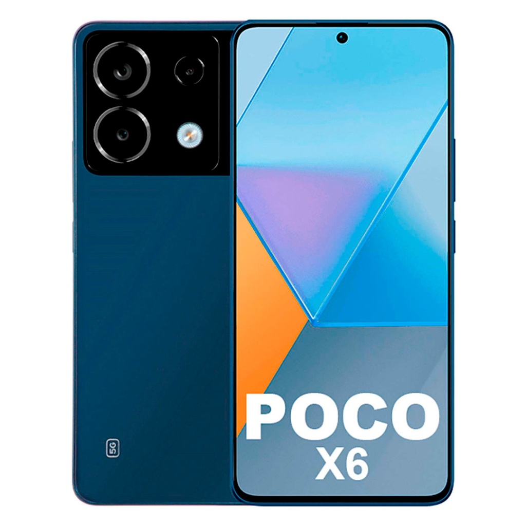 Smartphone Xiaomi Poco X6 5G Global 256GB 12GB RAM Dual SIM Pantalla 6.66" - Azul (Sello Pequeño)