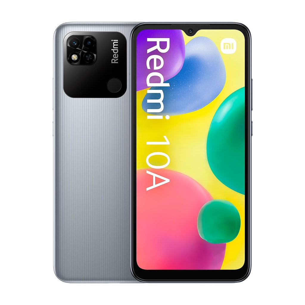 Smartphone Xiaomi Redmi 10A Global 64GB 3GB RAM Dual SIM Pantalla 6.53" - Plata