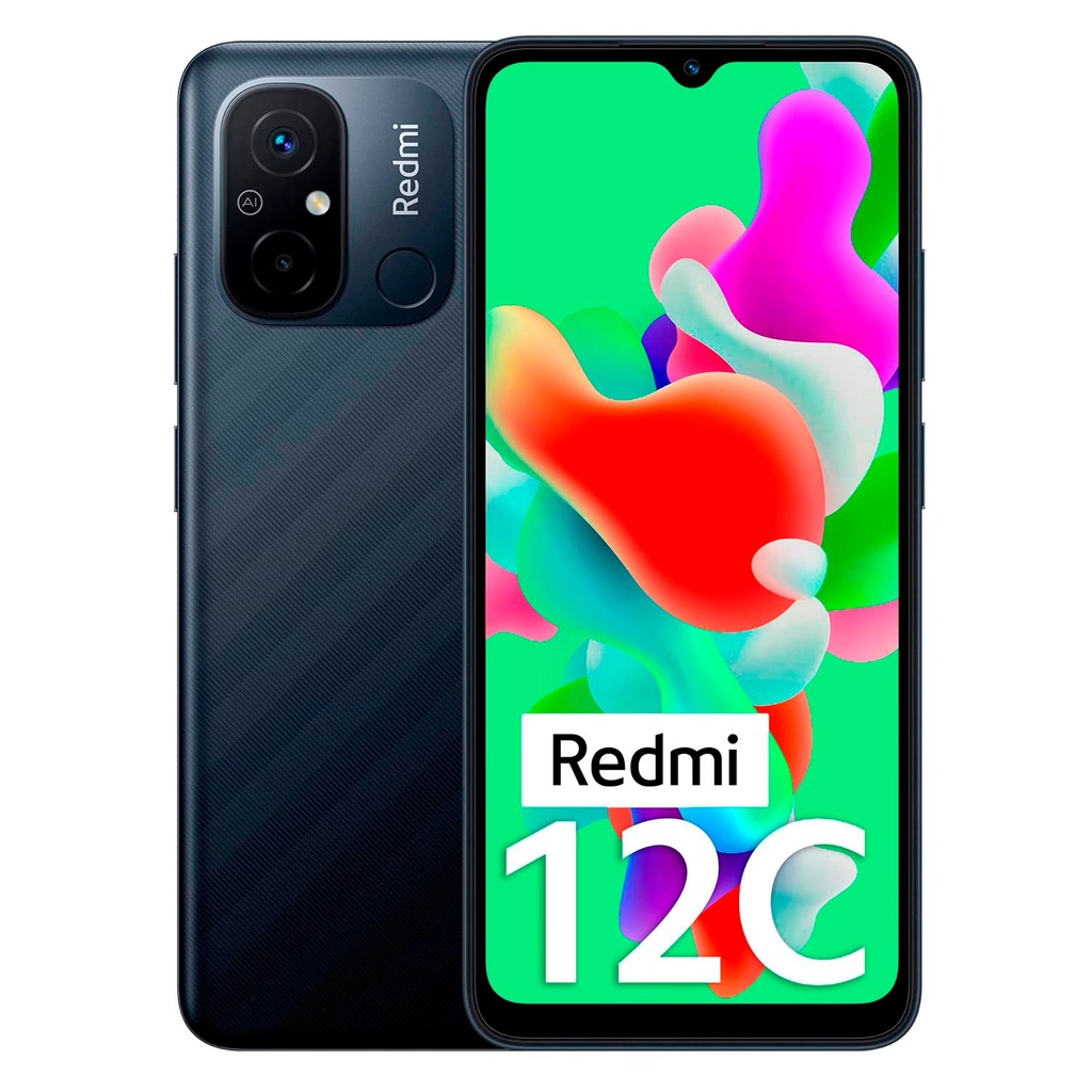 Smartphone Xiaomi Redmi 12C Global 64GB 3GB RAM Dual SIM Pantalla 6.71" - Gris