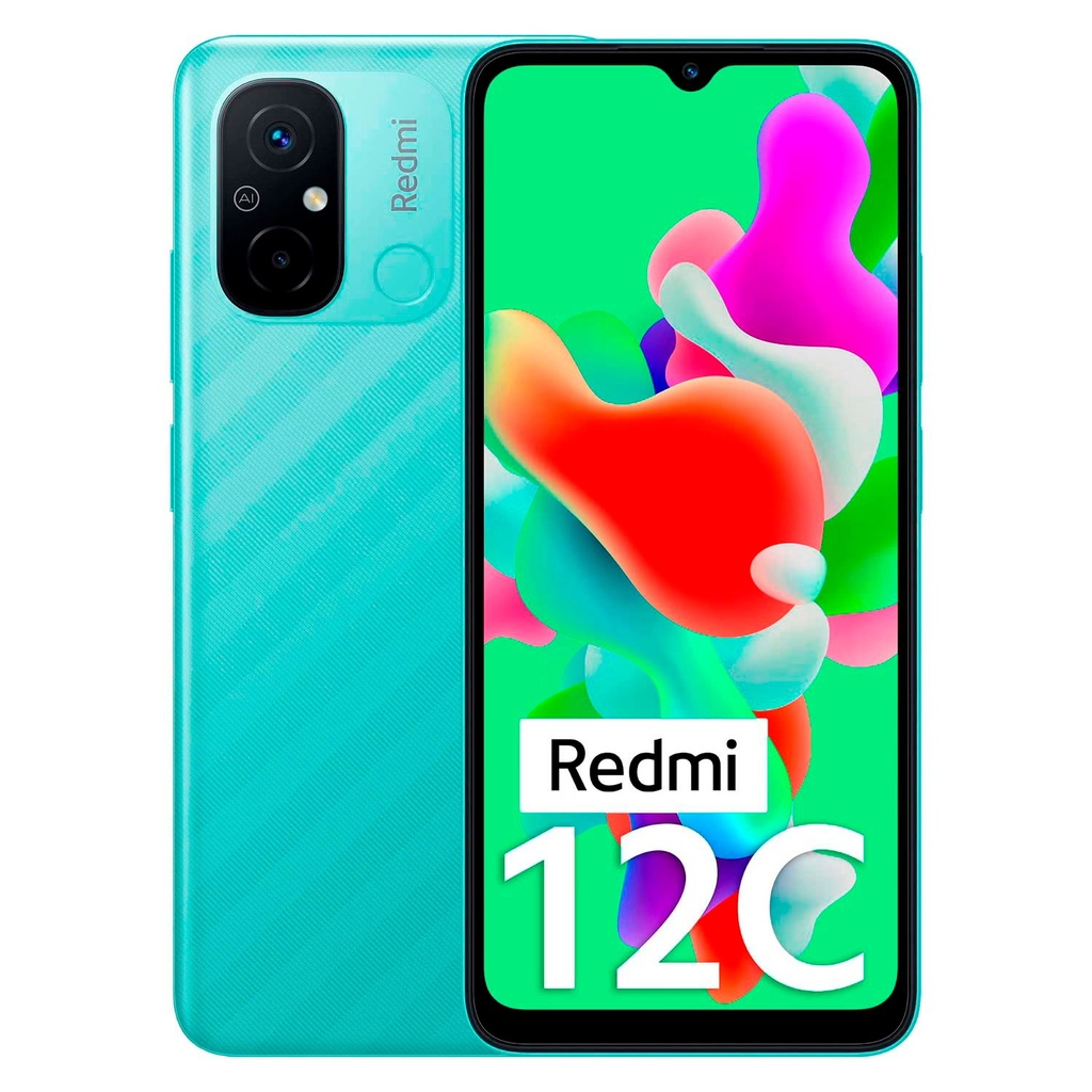 Smartphone Xiaomi Redmi 12C Global 64GB 3GB RAM Dual SIM Pantalla 6.71" - Verde