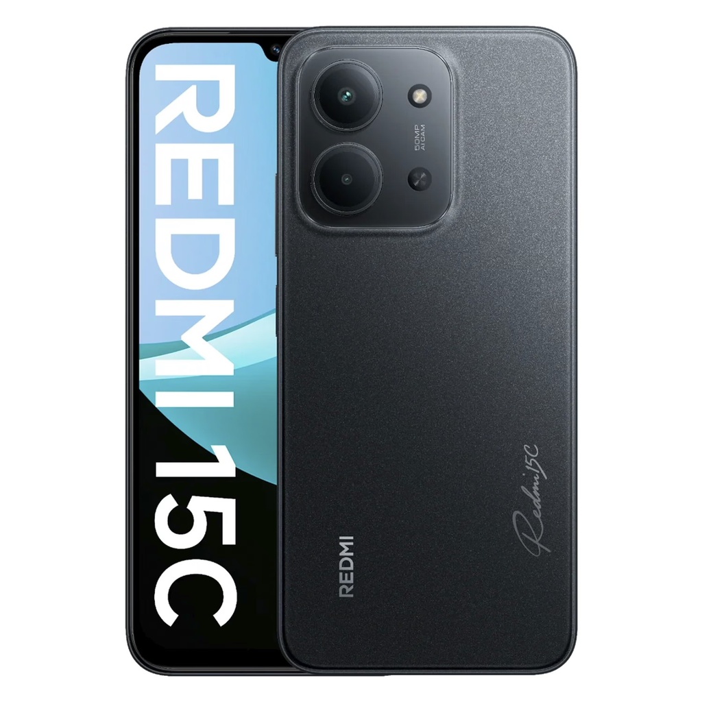 Smartphone Xiaomi Redmi 15C Global 128GB 4GB RAM Dual SIM Pantalla 6.9" - Negro