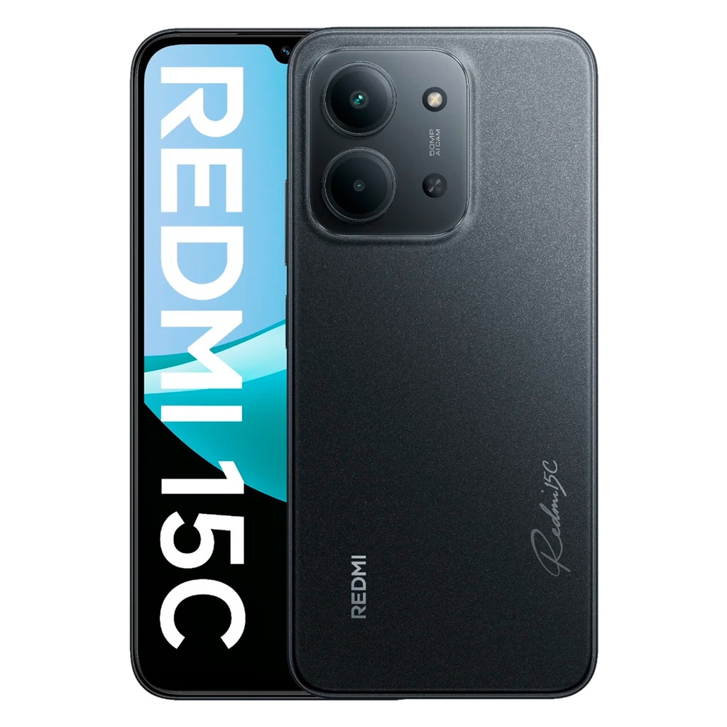 Smartphone Xiaomi Redmi 15C Global 128GB 4GB RAM Dual SIM Pantalla 6.9" - Negro