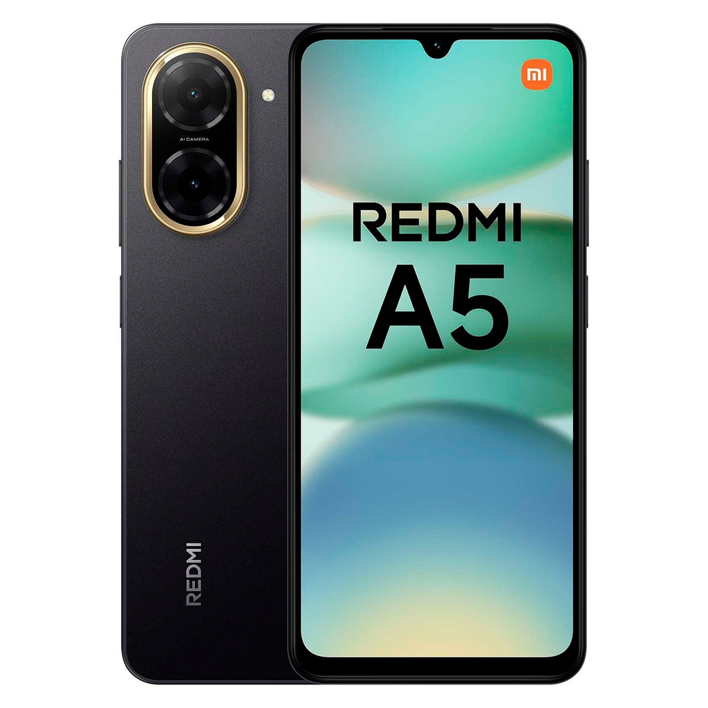 Smartphone Xiaomi Redmi A5 Global 64GB 3GB RAM Dual SIM Pantalla 6.88" - Negro