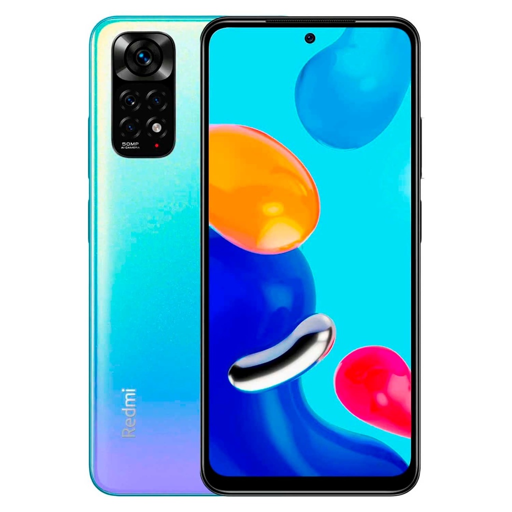 Smartphone Xiaomi Redmi Note 11 Global 128GB 4GB RAM Dual SIM Pantalla 6.43" - Star Azul