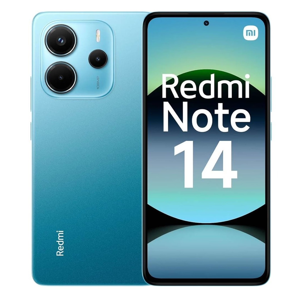 Smartphone Xiaomi Redmi Note 14 4G Global 128GB 6GB RAM Dual SIM Pantalla 6.67" - Azul