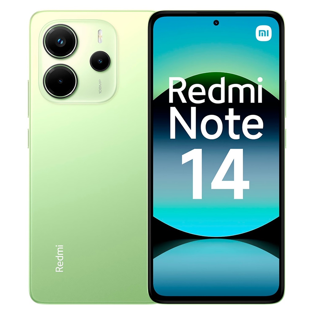 Smartphone Xiaomi Redmi Note 14 4G Global 256GB 8GB RAM Pantalla 6.67" - Verde