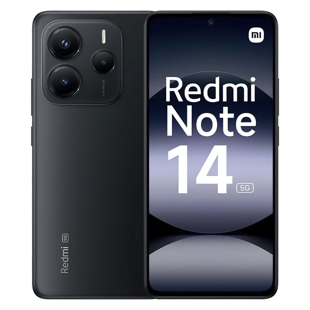 Smartphone Xiaomi Redmi Note 14 5G Global 512GB 12GB RAM Dual SIM Pantalla 6.67" - Negro (Sello Pequeño)