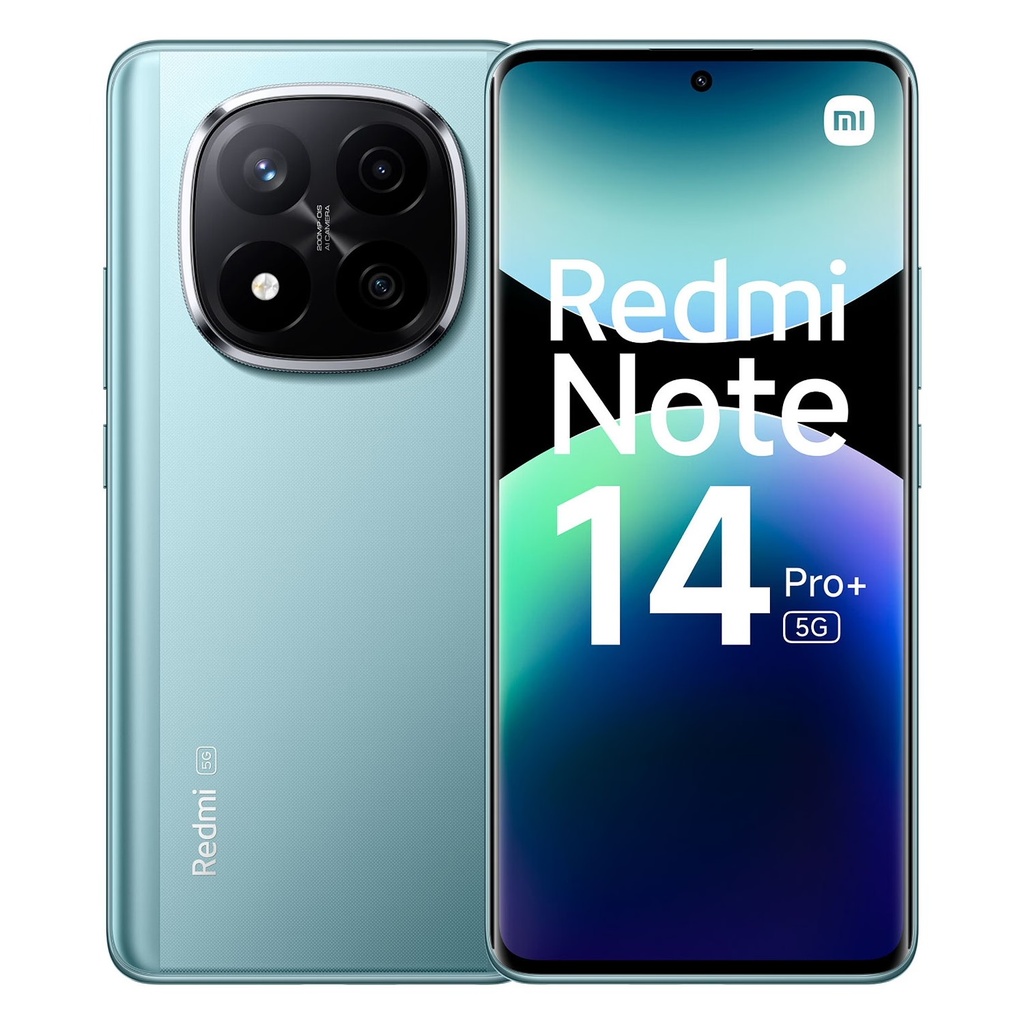 Smartphone Xiaomi Redmi Note 14 Pro+ 5G Global 512GB 12GB RAM Dual SIM Pantalla 6.67" - Azul