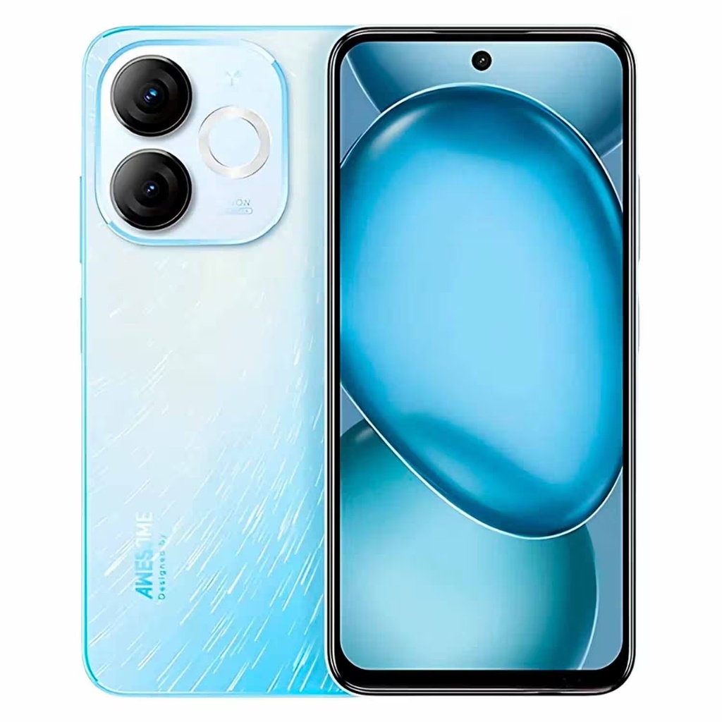 Smartphone itel A80 A671LC 128GB 4GB RAM Dual SIM Pantalla 6.7" - Azul