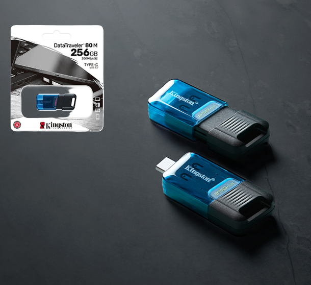 Pendrive 256gb Kingston DataTraveler 80 M USB C 3.2