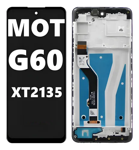 Modulo Motorola Moto G60 con marco negro (ORIG Premium)