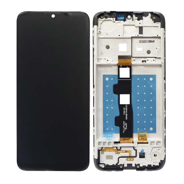 Modulo Motorola E7 con marco negro (ORIG)