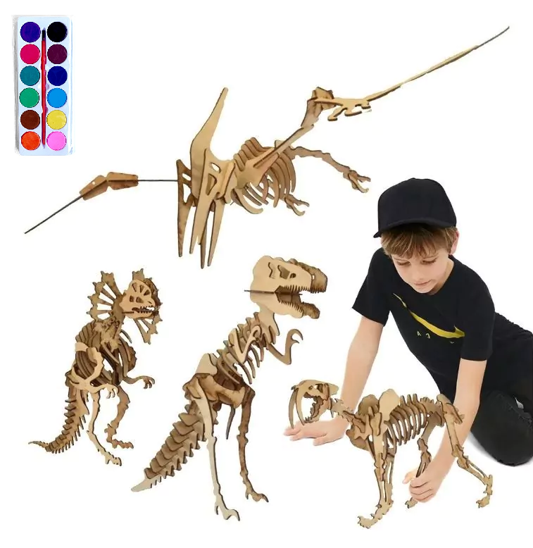 Rompecabezas 3D fibrofacil para Pintar (33x21cm)