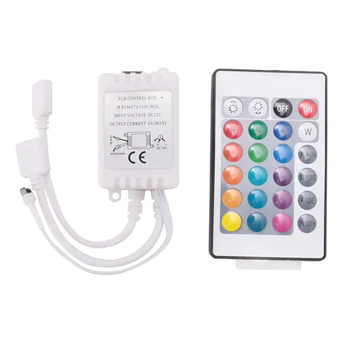 Controladora Tira Led 24 Teclas 2 salidas con Bluetooth