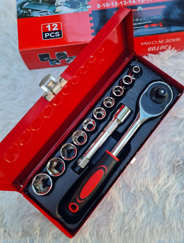 Tubo Set Chico 12pcs Caja Metalica