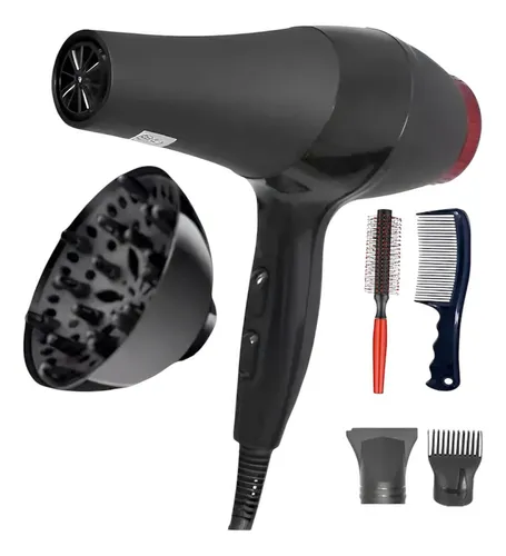 Secador de Pelo Profesional con Difusor y Accesorios Ogaan 2000w