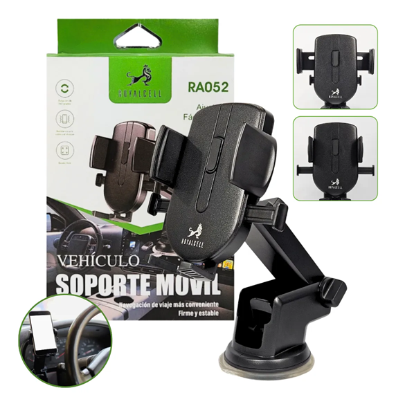 Soporte Universal de Celular o GPS 360° con Sopapa RA052