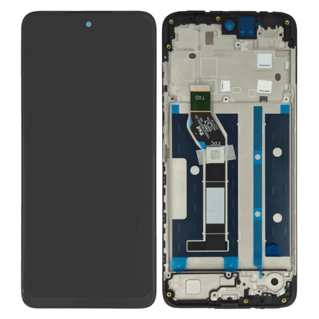 Modulo Motorola Moto E15 con marco negro (ORIG)