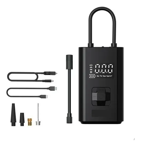 Mini Compresor de Aire Recargable 50W con Linterna