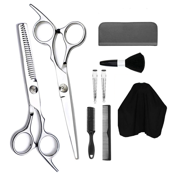 Kit Tijera de Entresacar + Tijera de Corte Profesional