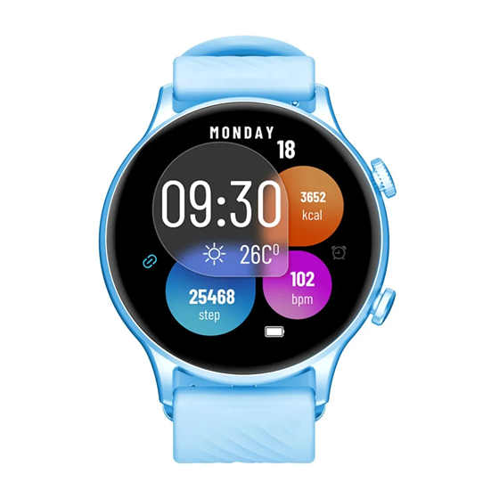 Reloj Pulsera Smartwatch G-Tide R5 Lite 1,39" Azul con Accesorios