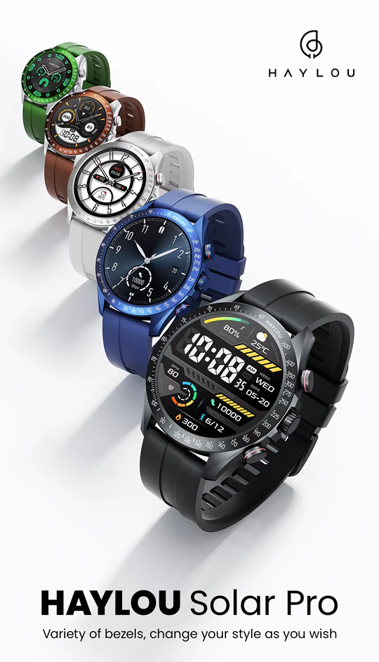 Reloj Pulsera Smartwatch Haylou Solar Pro LS18 Gris