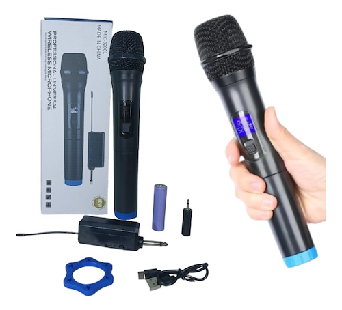 Microfono Profesional Inalambrico UHF Time M-32006 / M-32008