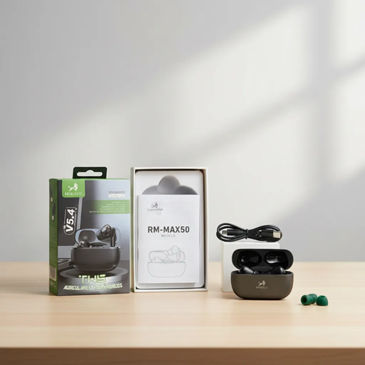 Auricular Bluethoot 5.4 Doble con Base Cargadora MAX50