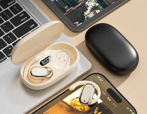 Auricular Bluetooth 5.4 Doble Seisa EJ-B6126 con Base Cargadora